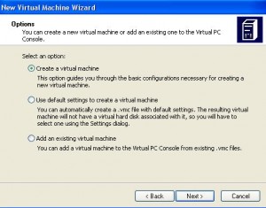 Create a New Virtual Machine
