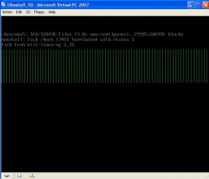 Ubuntu 9.10 Display Error