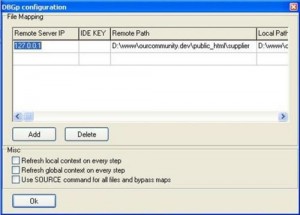 DBGp Config