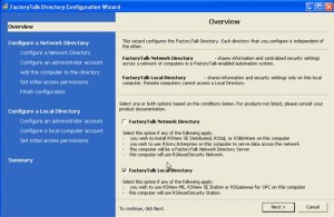 Select FactoryTalk Local Directory