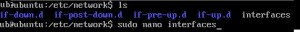 Edit Interface file