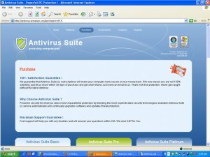 AntiVirus Suite Web Site