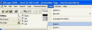 Select Import Tool