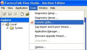 Start Transfer Utility