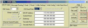 Click Save to ENI RAm then ENI ROM