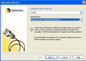 Select TCP_IP as Connection Type