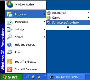 Startup PCAnywhere