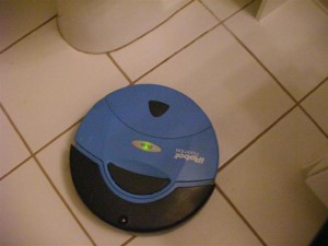 Roomba 450 at Work in Bathrooms
