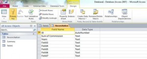 New Data Table Structure New Data Table Structure