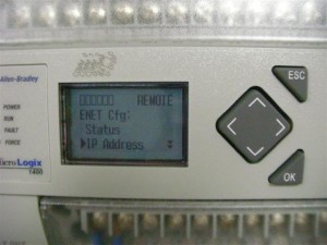 Select IP Address and Hit OK Key to Select IP Address config