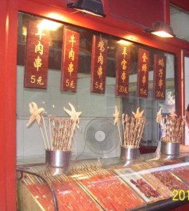 Scorpion and Sea Star as Snack
