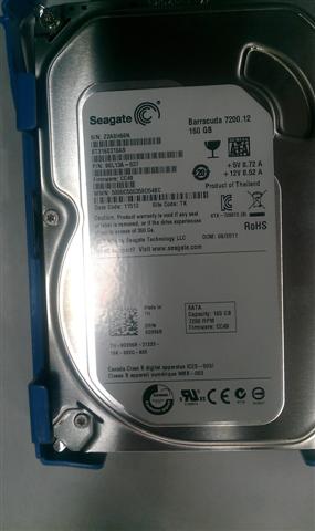 Write Down Replacement Hard Drive Serial Number