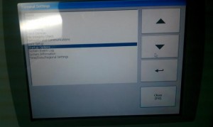 Select Start Up Option in Terminal Settings