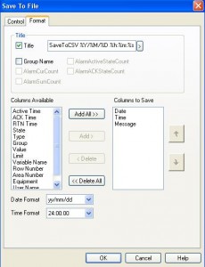 Save to File Format