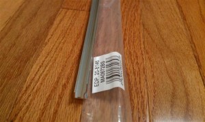 Aluminum L Molding from Home Depot