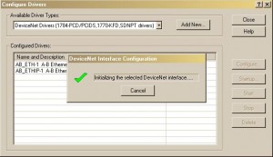 Initialize DeviceNet Interface
