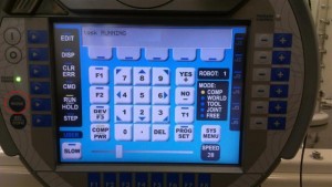 Push Mode Button to Access Manual Joint Control