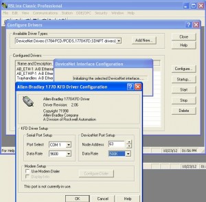 Select Port Speed and Node Address