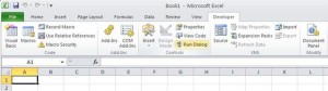 Excel Developer Tab in Ribbon