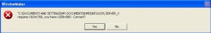 WonderWare wants to Resize Windows