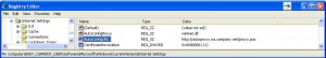 Registry for Automatic Configuration Script