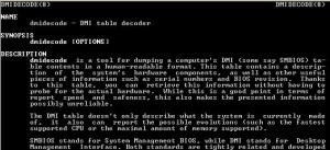 dmidecode command manual