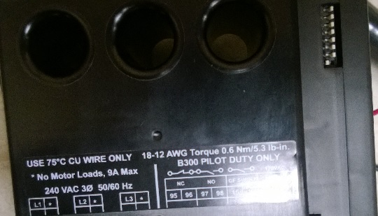 Eaton C441 Load Pre-set IP Address Dip Switch