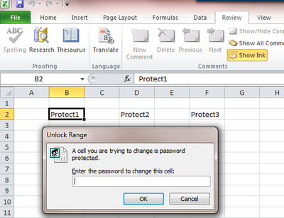 005 - Password Required for the range