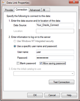 04 - Enter Connection Credential