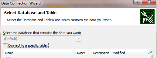 06 Select Database and Table