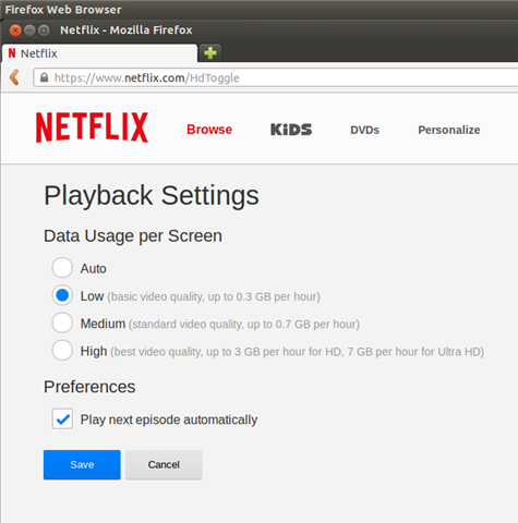 003 - Low Data Usage per Screen